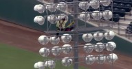 Crews rescue injured man from 120-foot light pole at Hohokam Stadium in Mesa