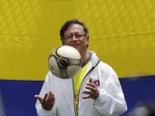 Petro no ha dicho que sacará a Colombia del Mundial de Fútbol si Israel va