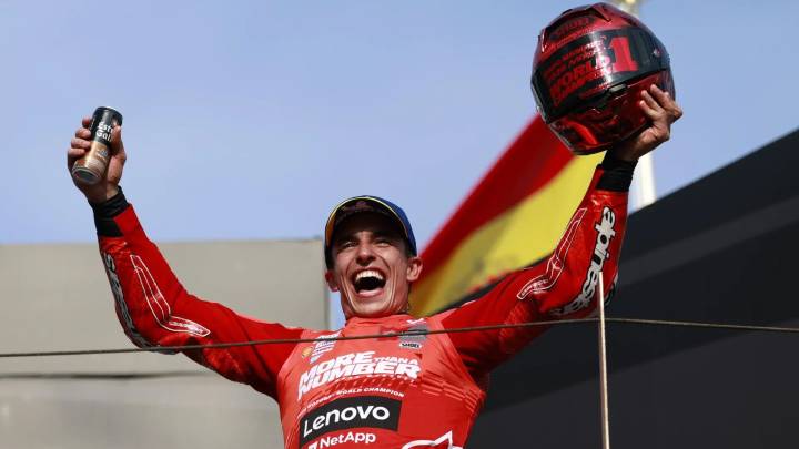 El séptimo Mundial de MotoGP de Marc Márquez, en imágenes