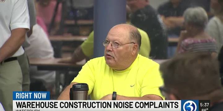 Neighbors raise concern over noise from Amazon warehouse construction in Waterbury