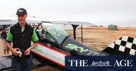 On a Roll: Kingsley Just in 2014 setting the Guinness world record for most consecutive rolls by an aircraft