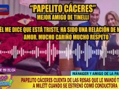 “Marcelo Tinelli se encuentra triste tras ruptura con Milett Figueroa”, revela ‘Papelito’ Cáceres