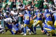 Rams waste second-half lead, last-second field goal blocked in loss to Eagles