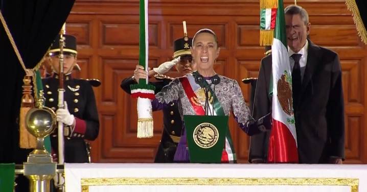 Da presidenta Claudia Sheinbaum grito histórico de Independencia