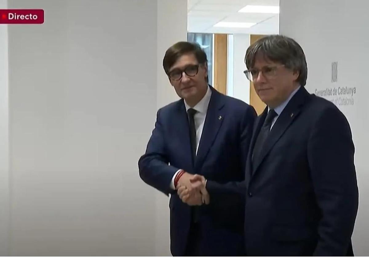 Illa se reúne con Puigdemont en Bruselas y allana un encuentro con «absoluta normalidad» con Sánchez