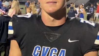 CVCA's Joey Kopec discusses Week 3 victory over Woodridge at home