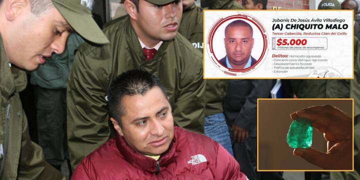 Estos serían los tres enlaces en Colombia de la Junta del Narcotráfico relacionados con el Clan del Golfo: ‘Chiquito Malo’, ‘Boyaco Sinaloa’ y ‘el Señor de la Silla’