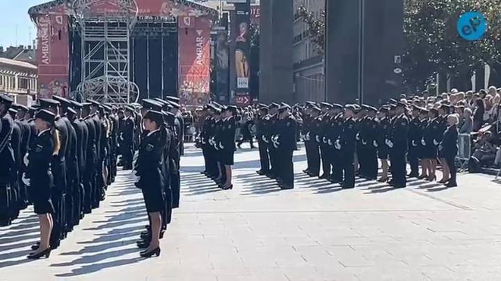 La Policía Nacional celebra su patrón reivindicando la colaboración entre los cuerpos de seguridad en Aragón
