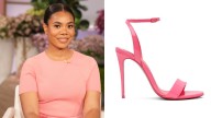 Regina Hall Shows Off Dreamy Pink Louboutins on 'Jennifer Hudson Show'