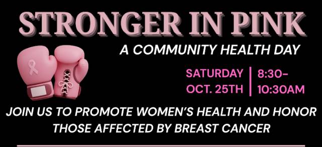 ‘Stronger In Pink – Unite For Breast Cancer Awareness’ October Events