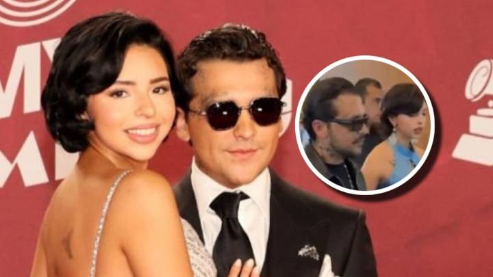 Ángela Aguilar y Christian Nodal reaparecen en público custodiados de guardaespaldas en medio de polémicas familiares