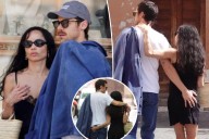 Harry Styles and Zöe Kravitz grab each other's butts in Rome