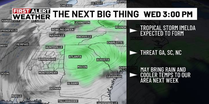 First Alert Weather: New developments in the tropics, possible impacts to our forecast next week