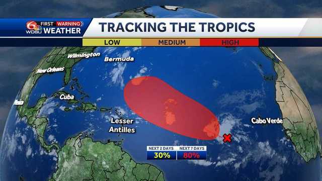 Tropical wave could become depression by midweek