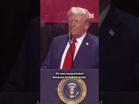 Trump Calls Charlie Kirk A 'Martyr For American Freedom'