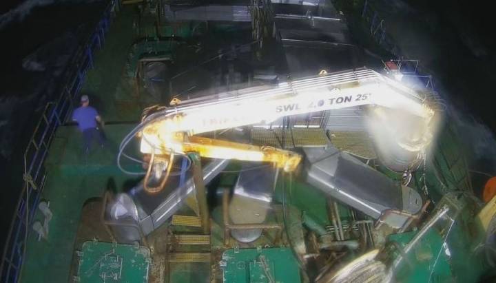 Revelan grabaciones del buque Cobra la noche del naufragio