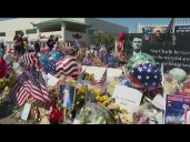 Supporters gather for Charlie Kirk memorial