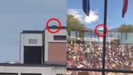 Los videos que mostrarían al asesino de Charlie Kirk en la Universidad del Valle en Utah, Estados Unidos, según medios estadounidenses