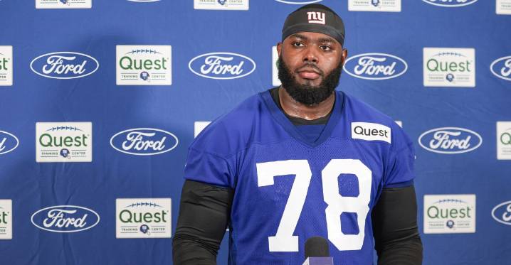 Andrew Thomas expected to play for Giants on Sunday night