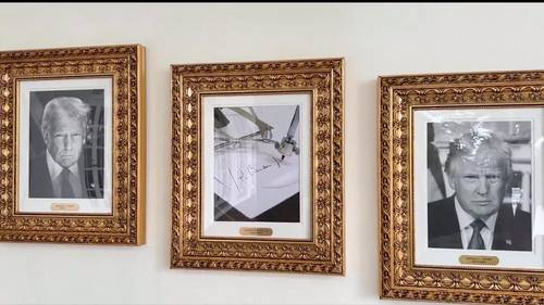 Trump hangs autopen image instead of Biden portrait in presidential portrait gallery