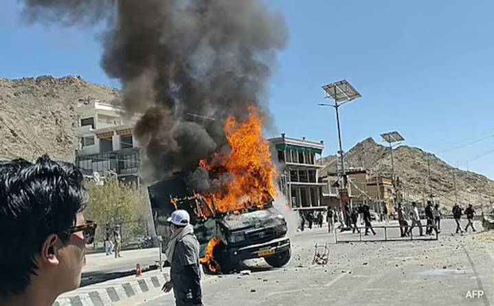 Ladakh Protest Live Updates: Four Killed, 70 Injured; Sonam Wangchuk Provoked Mob Says Centre