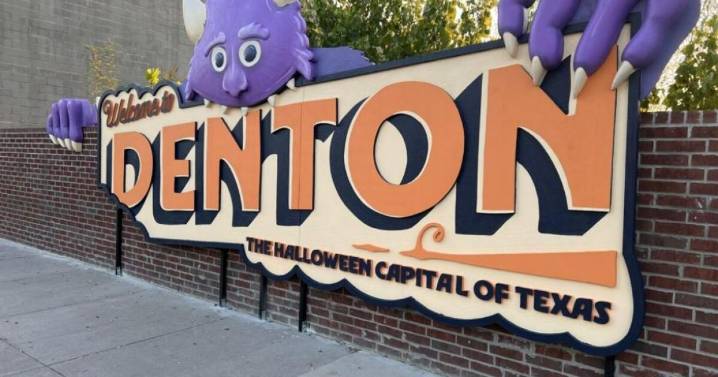 The big new purple thing on Denton’s Square is now named Onion, after the internet gets its way