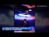Pritzker posts video of himself 'icing out' at popular U of I bar