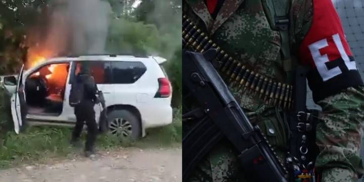 Este es el cabecilla del ELN que iba en una camioneta de alta gama y fue acribillado en el Catatumbo
