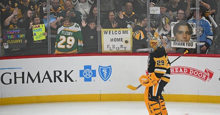 Photos show Marc-Andre Fleury's final game in Pittsburgh Penguins uniform