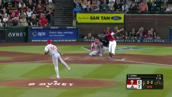 Corbin Carroll has 4 RBIs and Diamondbacks close in on NL wild card with 9
