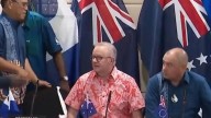 Anthony Albanese red-faced after wearing wrong shirt at Pacific Islands leaders event