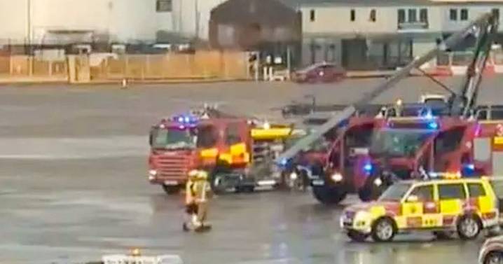 'Collision' at major UK airport as staff scramble and easyJet plane grounded