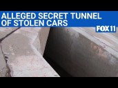 Underground crime ring: Stolen cars in secret tunnels in LA County