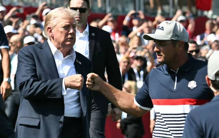 “Vamos a revertirlo”. Copa Ryder: Europa silenció la euforia de casi 50.000 aficionados en Nueva York, donde Trump alentó a EE. UU.