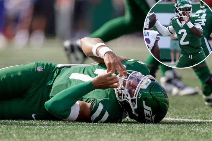 Justin Fields out for Jets vs. Buccaneers after concussion