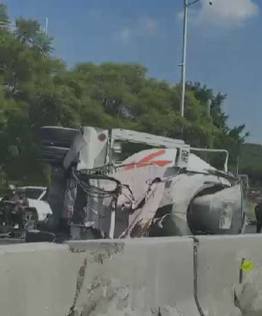 Otro accidente con vehículo pesado