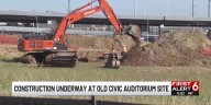 Construction underway at Omaha’s old Civic Auditorium site