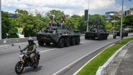 Tanques militares tomaron autopistas de Caracas en el último día del despliegue ordenado por Maduro