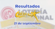 Resultados del Chispazo de hoy 21 de septiembre del 2025. Ve los números ganadores