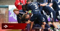 Dundee 3-2 Livingston: Callum Jones coolly scores last-gasp penalty to seal Dundee’s first league win