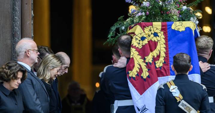 Royals unite in grief as Duchess of Kent's coffin arrives ahead of funeral
