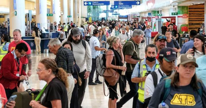 Sube 6.1% la llegada de turistas internacionales a México en julio y el gasto invertido