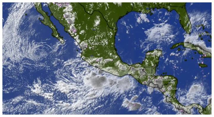 Tormenta tropical Narda avanza hacia el noroeste del Pacífico mexicano
