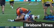 Cowboys duo tangle in defence