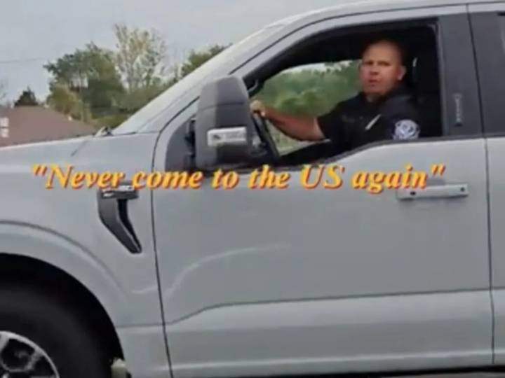 'Never come to the U.S. again!' Video shows alleged border officer yelling at Canadian driver
