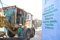 LLEVA JUAN MANUEL NAVARRO OTRO ARRANQUE DE PAVIMENTACIÓN A COLONIA EL MORRO