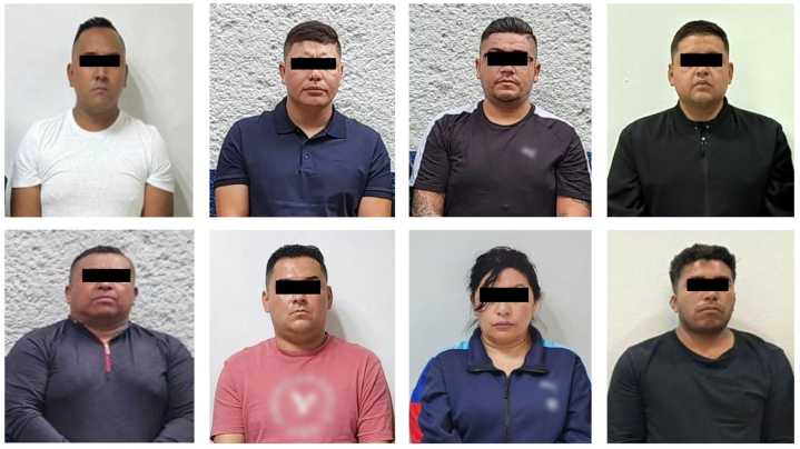 Detienen a 8 Personas en CDMX y Edomex por Secuestro Exprés, entre ellos, 3 Policías Capitalinos