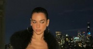 Dua Lipa's Penny Lane Coat Comes With a Lingerie Twist