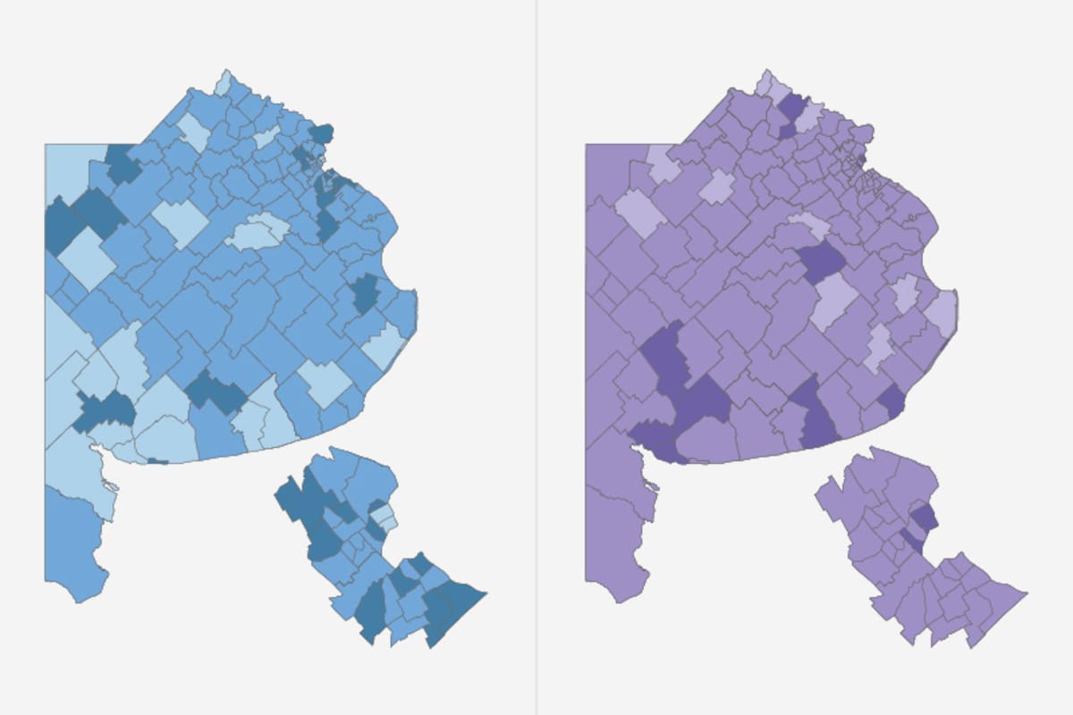 Buenos Aires se tiñó de celeste. Las claves geográficas del contundente triunfo peronista