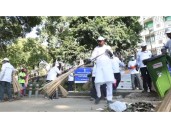 Delhi: MoS Prataprao Jadhav leads cleanliness drive under 'Ek Din, Ek Ghanta, Ek Saath' campaign